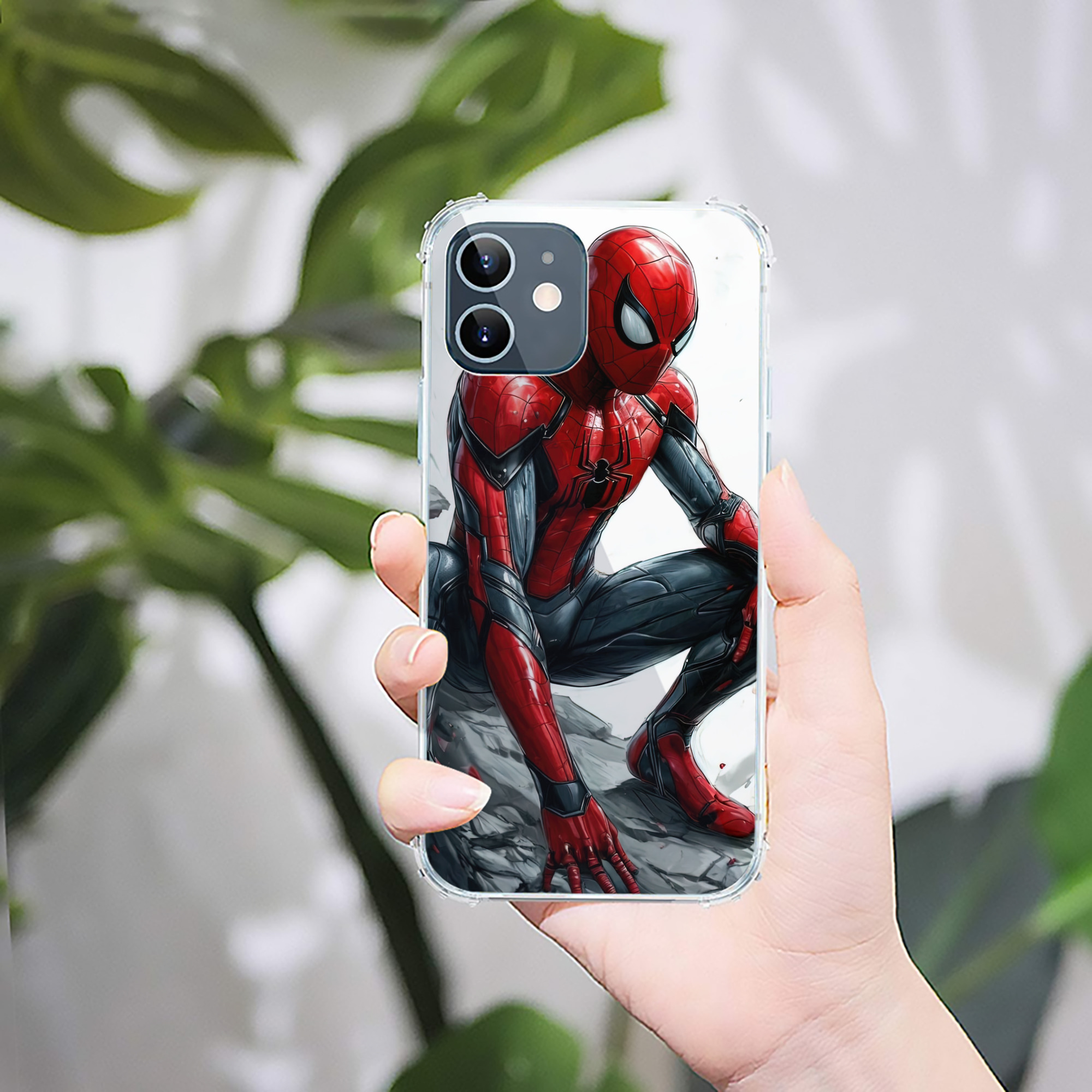 Spider Man スパイダーマン 【iPhone 12シリーズ対応】透明スマホケース（クリアソフトケース）